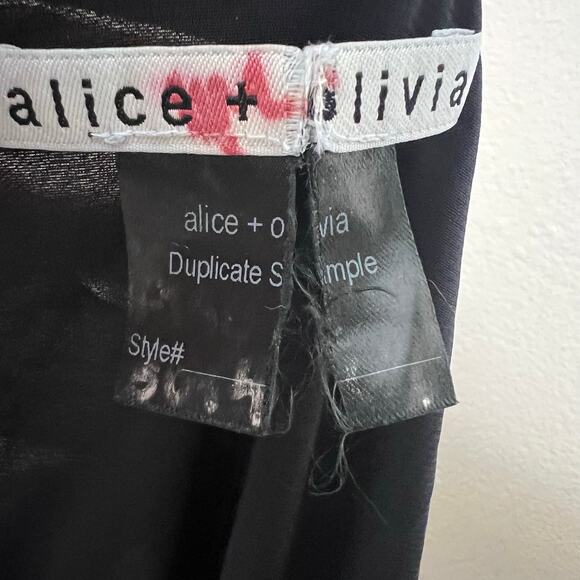 Alice + Olivia Jesse Wrap Dress 4/6 Silk Blend Whimsical Butterfly Leopard Midi - Picture 10 of 12